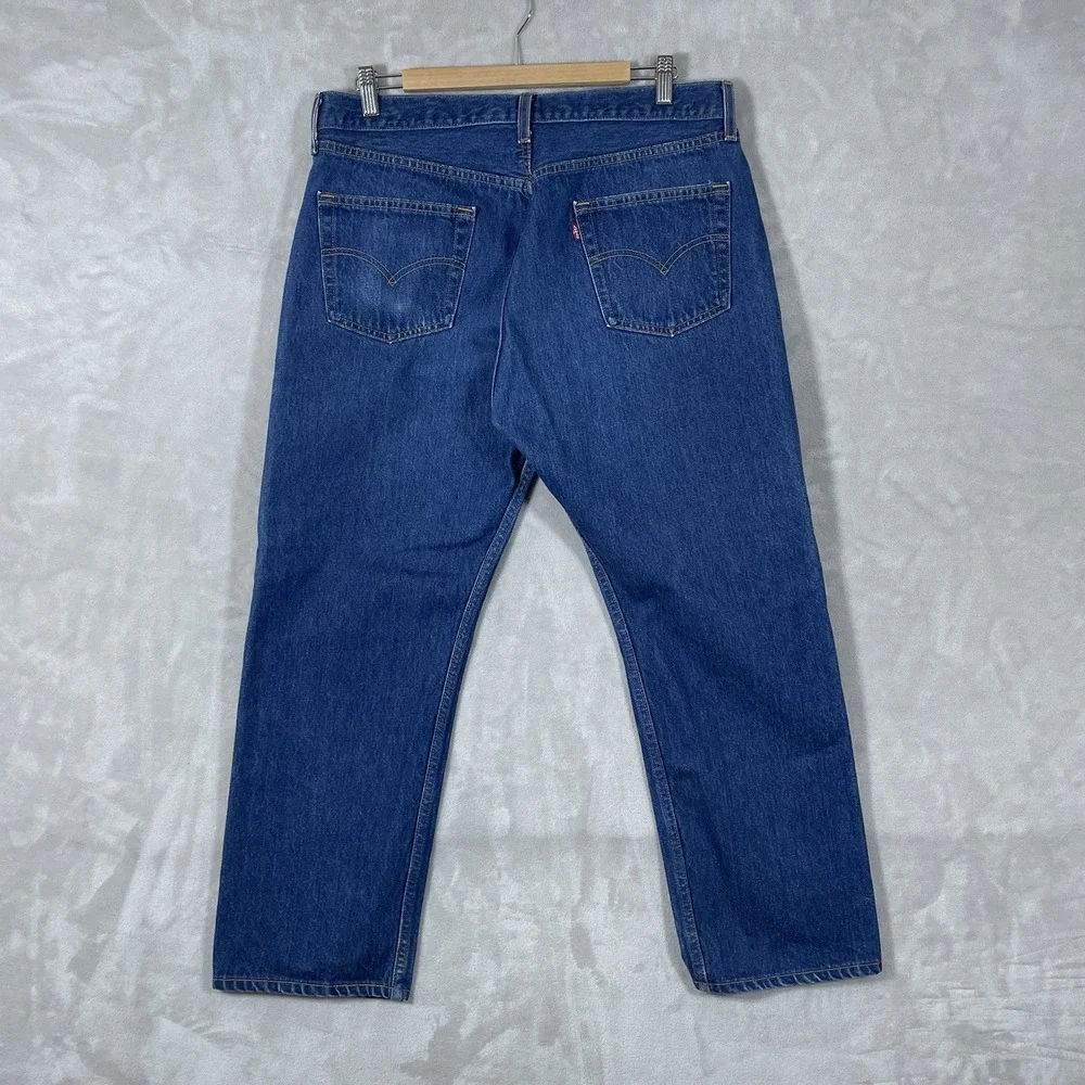 Vtg Levis 501xx Jeans Mens 38x30 (fit 34x27) Made in USA 501-0000 DARK WASH